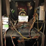 poker arcade cab from the inside